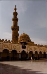 Egyptská káhira s islámskou univerzitou Al-Azhar