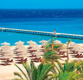 Egyptský hotel Amwaj Resort s pláží