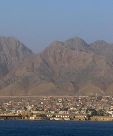 Egypt a letovisko Safaga u moře