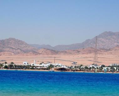 Egypt - část města Dahab