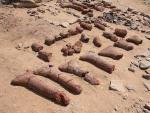 Horní Egypt - pohled na vykopávky Hierakonpolisu