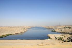 Asuánská přehrada v Egyptě