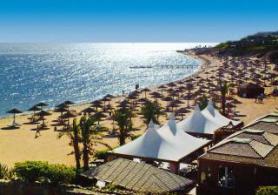 Hotel Domina Coral Bay v Egyptě - pohled na pláž