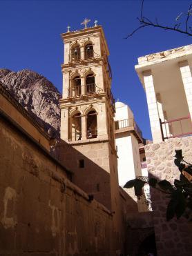 Zvonici kláštera sv. Kateřiny u Mojžíšovo hory