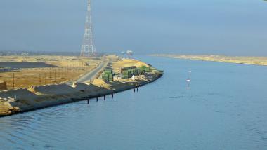Egypt a pohled na Suezský průplav