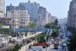 Ruch egyptského města Alexandria
