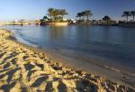 Sharm el-Sheikh a jedna z pláží v Egyptě